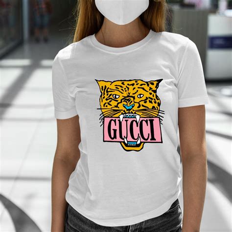 t shirt gucci blu|Gucci tiger long sleeve shirt.